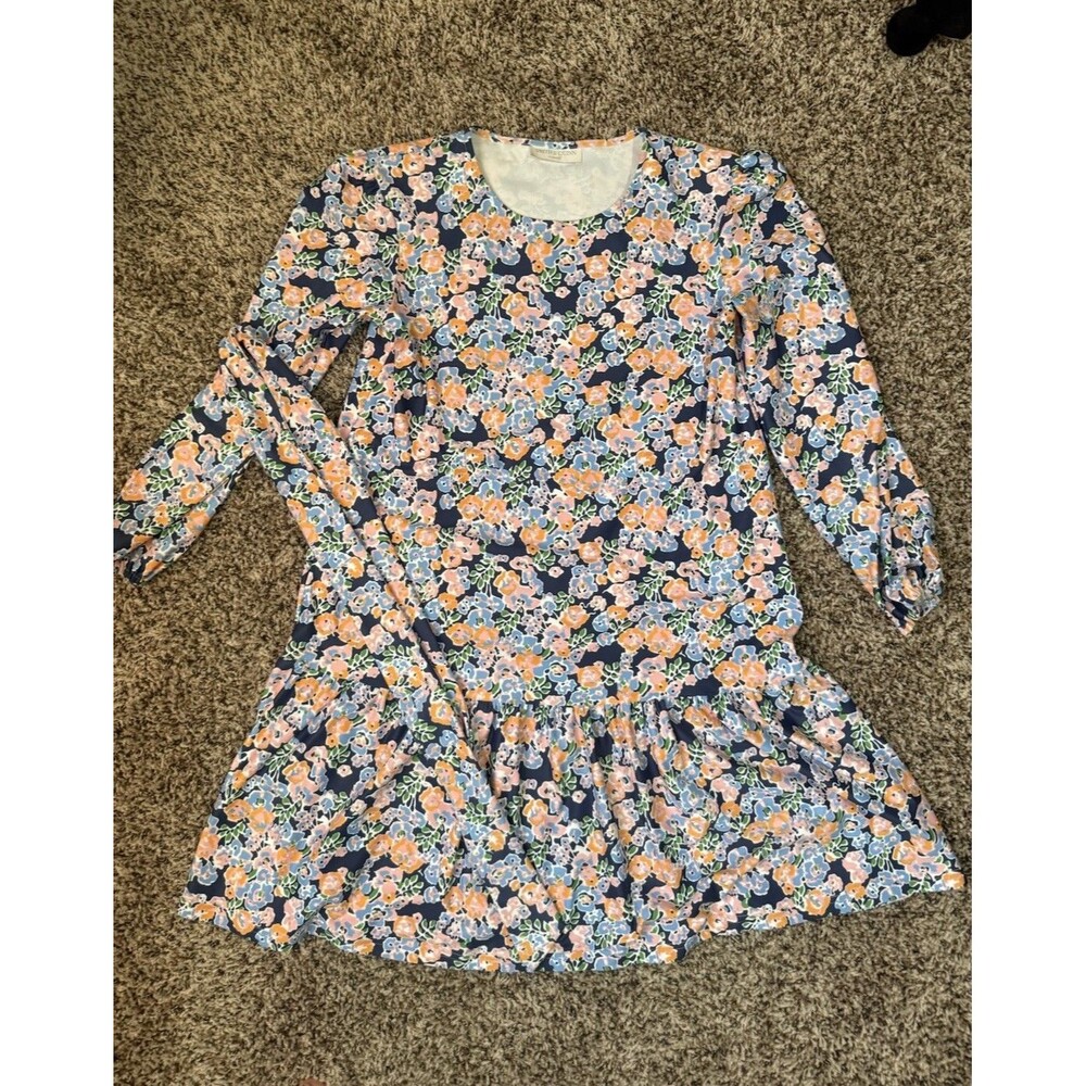 Smith & Quinn Quincy Mini Dress Floral With Belt Size XS